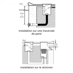 Raccords Hydrauliques Pour Piscine Régulateur De Niveau D'eau Mécanique Pour Piscine - Hayward - Raccord 50 Mm - Filetage 3/8" -Espace vert et piscine Boutique 4 4