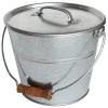 Accessoires De Jardinage Seau à Compost Ou à Cendres 5L Galvanisé Poignée Bois Guillouard 080650
