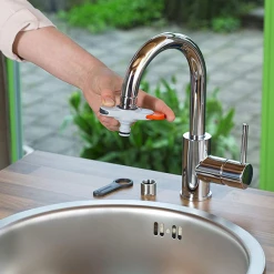 Nez De Robinet Adaptateur Raccord Arrosage Robinet Intérieur F Mâle Femelle Gardena -Espace vert et piscine Boutique adaptateur raccord arrosage robinet interieur cuisine salle bain filetage male femelle gardena 7