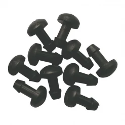 Goutte à Goutte Raccord Bouchon Cannelé Arrosage GAG Ø 4x6 Mm Fitt Plastique Noir X10