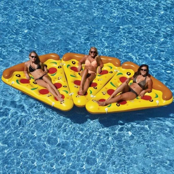 Swimline Bouées Et Matelas Gonflables Bouée Part De Pizza Système D'accroche Portes-gobelets L 1.93 M PVC 5 Swimline Bouées Et Matelas Gonflables Bouée Part De Pizza Système D'accroche Portes-gobelets L 1.93 M PVC – Image 3