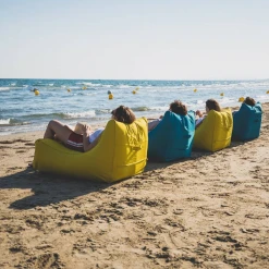 Link Robots Et Accessoires De Piscine Et Spa Coussin Lounge Gonflable Flottant NAP' Nomade Wink Housse Lavable Savane -Espace vert et piscine Boutique coussin lougne plage