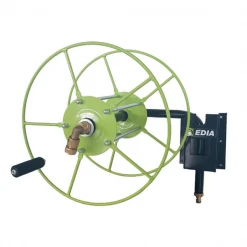 Dévidoir Dévidoir Mural Métallique Edia Tuyau Arrosage 50m Diamètre 15mm -Espace vert et piscine Boutique devidoir mural edia