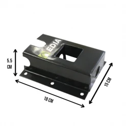 Dévidoir Dévidoir Mural Métallique Edia Tuyau Arrosage 50m Diamètre 15mm -Espace vert et piscine Boutique devidoir mural edia detail 2