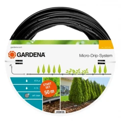 Goutte à Goutte Ensemble Arrosage Goutte à Goutte Rangées De Plantes Gardena 50 M -Espace vert et piscine Boutique ensemble complet arrosage goutte a goutte pour rangees plantes gardena longueur 50 m 1