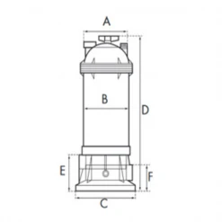 Robots Et Accessoires De Piscine Et Spa Filtre à Cartouche Star Clear Hayward C751 - 17 M³/h - Sortie 1-1/2" SCP-France HAY-050-0285 -Espace vert et piscine Boutique filtre cartouche star clear hayward c751 sortie 2