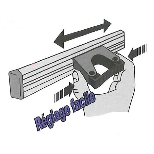 Perrin Outillage De Jardinier Porte Outils Sur Rail Longueur 900mm Avec 2 Crochets Et 3 Crochets 6 Perrin Outillage De Jardinier Porte Outils Sur Rail Longueur 900mm Avec 2 Crochets Et 3 Crochets – Image 4