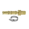 Fitt Lance Et Pistolet D'arrosage Lance Arrosage Jet Réglable Embout Cannelé 1 Collier Serrage 15mm Laiton -Espace vert et piscine Boutique lance arrosage laiton fitt 1