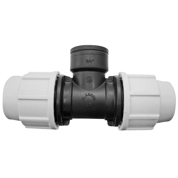 Fitt Arrosage Enterré Raccord Compression Arrosage Enterré Té Plasson F20x27 3/4" Ø 25mm 4 Fitt Arrosage Enterré Raccord Compression Arrosage Enterré Té Plasson F20x27 3/4" Ø 25mm – Image 2