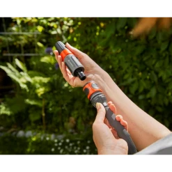 Tuyau D'eau Tuyau D'arrosage Textile - Liano Gardena - Avec Accessoires De Raccordement Et Lance - 30 Mètres 18438-20