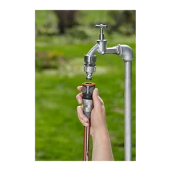 Raccord Rapide Arrosage Raccord D'arrosage Rapide Premium Pour Tuyau Ø 13 - 15 Mm - Gardena - A Fixer Au Nez De Robinet 18255-20 -Espace vert et piscine Boutique p256869 pic2