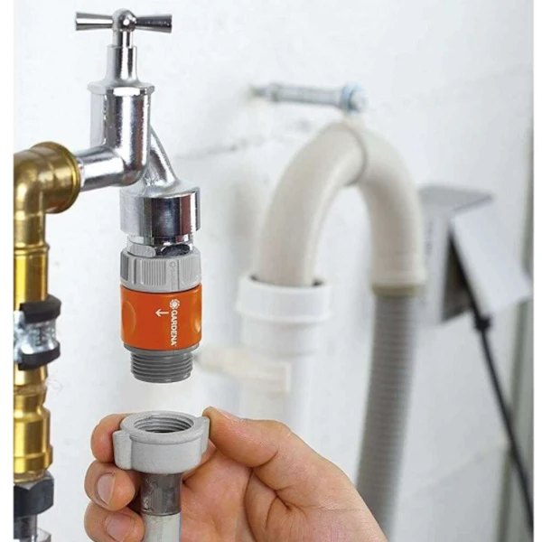 Raccord Rapide Arrosage Raccord Adaptateur Tuyau Arrosage Gardena Machine à Laver 20/27 3/4" 3 Raccord Rapide Arrosage Raccord Adaptateur Tuyau Arrosage Gardena Machine à Laver 20/27 3/4"