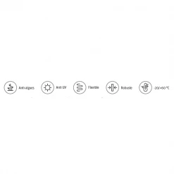 Fitt Tuyau D'eau Tuyau Arrosage Professionnel NTS Water Diamètre 19 Mm 25 Mètres Gris