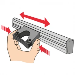 Outillage De Jardinier Porte Outils Sur Rail Perrin 500mm Avec 3 Crochets | Quincaillerie Pro -Espace vert et piscine Boutique porte outils rail