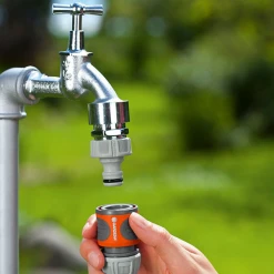 Raccord Rapide Arrosage Raccord Rapide Tuyau Arrosage Ø 13-15 Mm Gardena Fixer Au Nez De Robinet -Espace vert et piscine Boutique raccord rapide tuyau darrosage 13mm 15mm gardena fixer au nez robinet 2