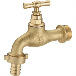 Noyon Et Thiebault Robinet D'arrosage Robinet à Clapet Avec Raccord Au Nez Mâle 3/4" (20x27) - Mâle 3/4" (20x27) - Ø 15 Mm Noyon-et-Thiebault 1151-2020L1