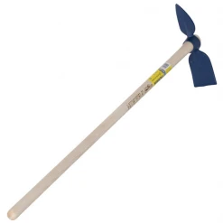 Outillage De Jardinier Serfouette Forgée Panne Langue 26 Cm Perrin Manche 130 Cm Bleu -Espace vert et piscine Boutique serfouette forgee panne langue 26cm perrin manche 130cm bleu 1