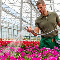 Tuyau D'eau Tuyau Arrosage Professionnel NTS Master Plus Fitt 15 Mm 25 Mètres Gris -Espace vert et piscine Boutique tuyau arrosage professionnel