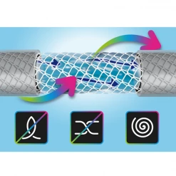 Tuyau D'eau Tuyau Arrosage Professionnel NTS Master Plus Fitt 15 Mm 25 Mètres Gris -Espace vert et piscine Boutique tuyau professionnel fitt